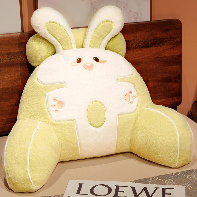 🌸 Cozy Bedside Cushion – Soft Waist Support Pillow for Dorms & Home