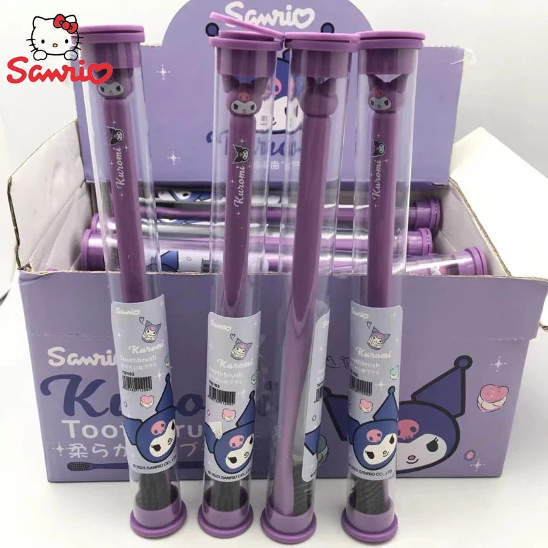 Kawaii-Themed Soft Bristle Toothbrush β Cute Character Pastel Design for Kids & Adults