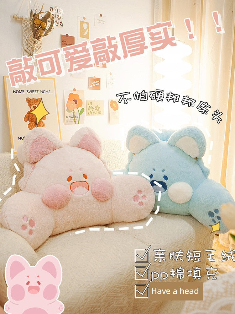 ๐ฑ Cozy Cat Paw Plush Pillow โ Bed, Dorm & Living Room Cushion