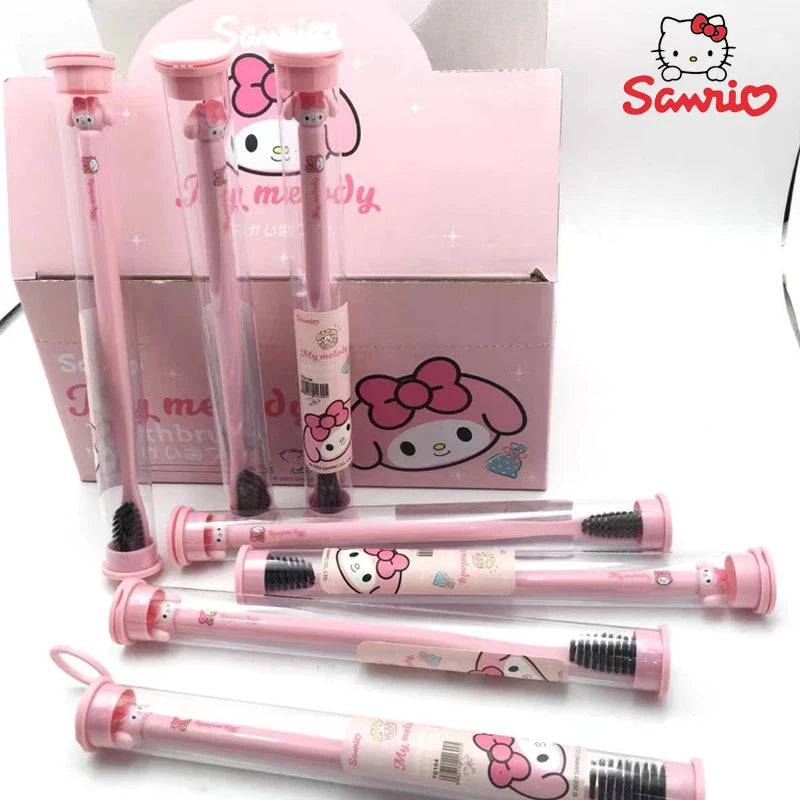 Kawaii-Themed Soft Bristle Toothbrush β Cute Character Pastel Design for Kids & Adults