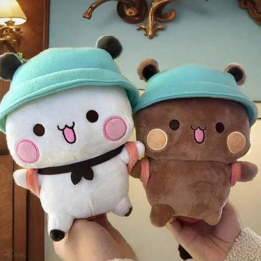 "Cute Panda & Bear Plush Toys – Soft & Adorable Stuffed Animals!"