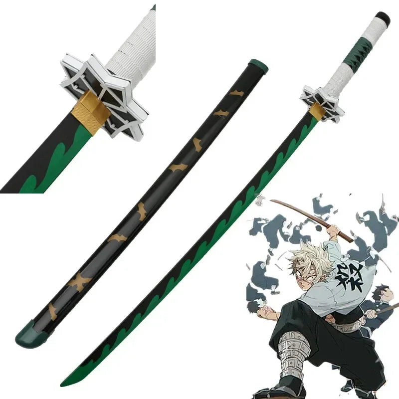 🔥 41-inch Wooden Cosplay Sword – Anime-Inspired Role Play Katana