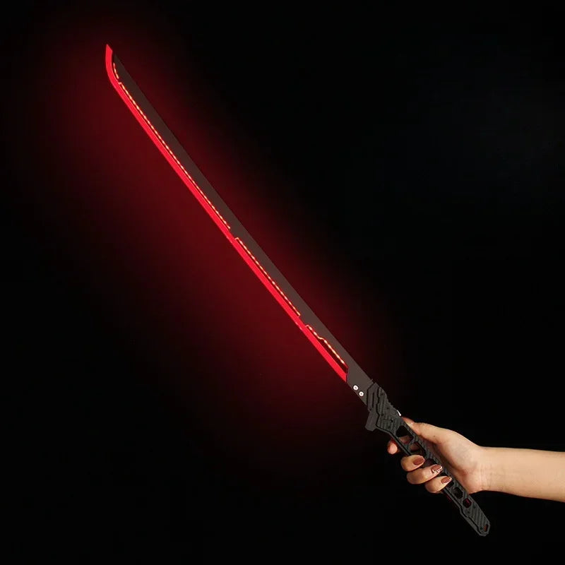 ๐ก Cyberpunk LED Katana โ Glowing Acrylic Samurai Sword for Cosplay & Display โก