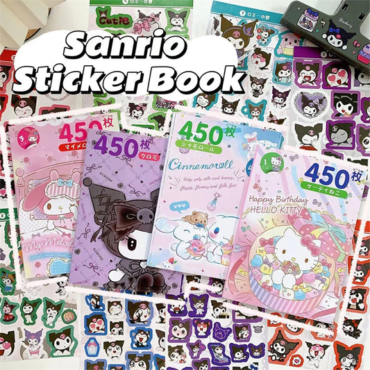 "450-Piece Kawaii Sticker Book β Cute & Aesthetic Cartoon Stickers!"