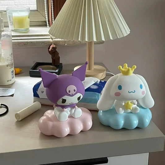 "Kawaii LED Night Light β Soft Glowing Cloud Lamp for Cozy Spaces!"