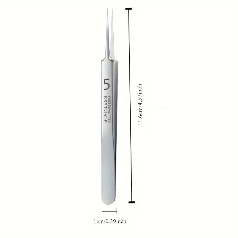 Precision Stainless Steel Acne & Blackhead Tweezers – Professional Skin Care Tool
