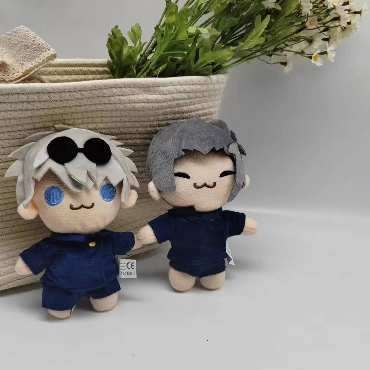 "Chibi Sorcerer-Inspired Plush Dolls β Soft & Cuddly Anime Plushies!"