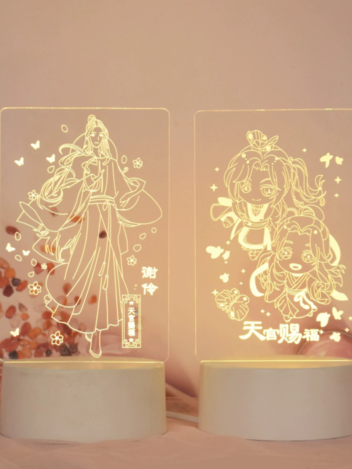 “Huacheng & Xie Lian Anime Standee – LED Night Lamp”