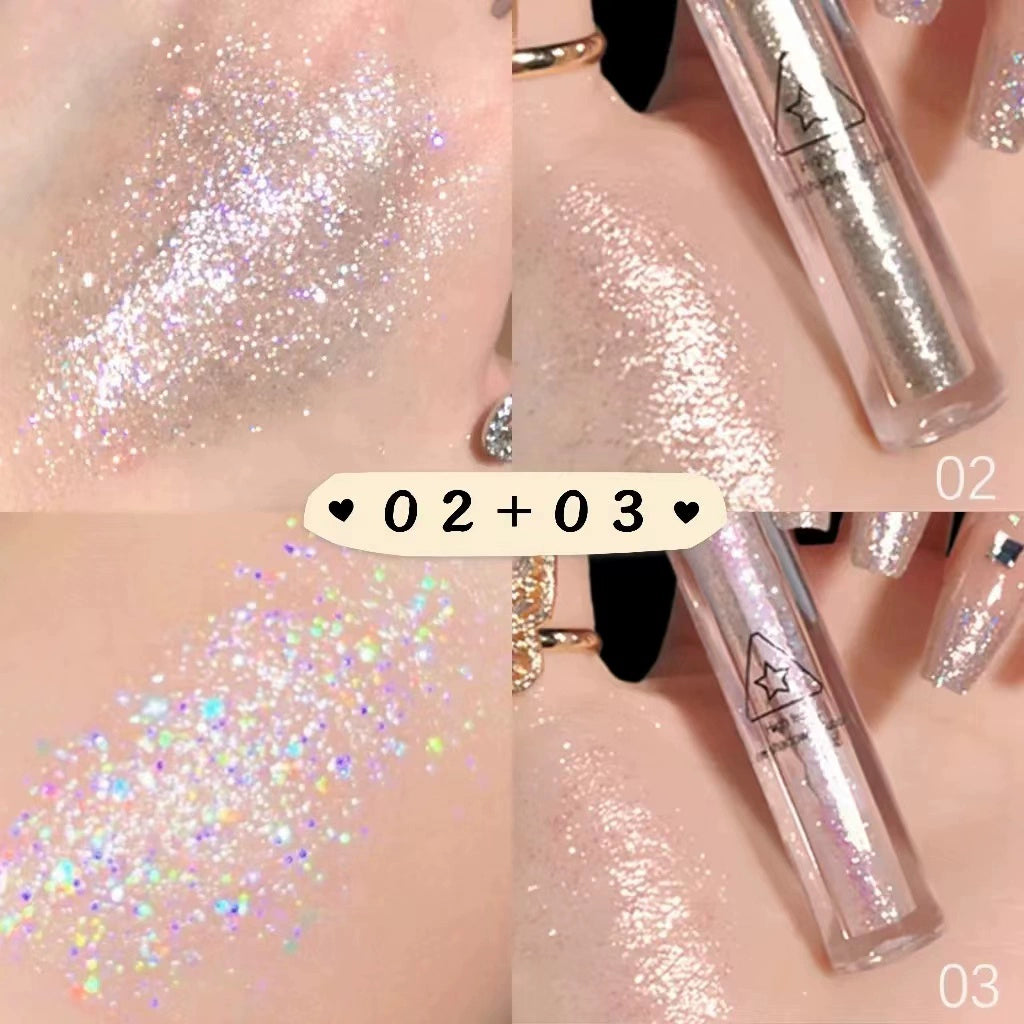 🌙✨ Galaxy Tears Liquid Eyeshadow – Ultra-Shimmer, Waterproof & Long-Lasting