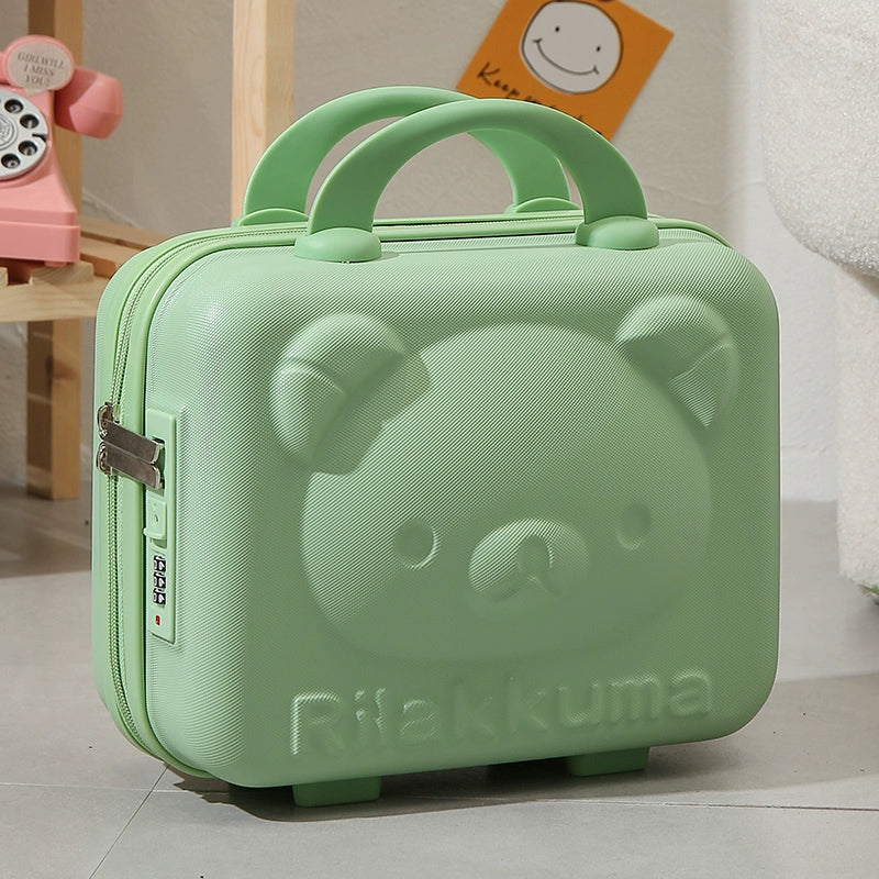 Kawaii Travel Makeup Bag – 16-Inch Cartoon Cosmetic Luggage