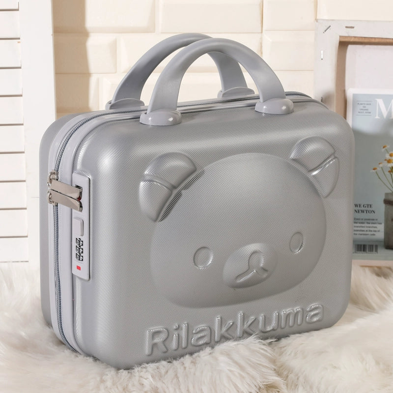 Kawaii Travel Makeup Bag – 16-Inch Cartoon Cosmetic Luggage