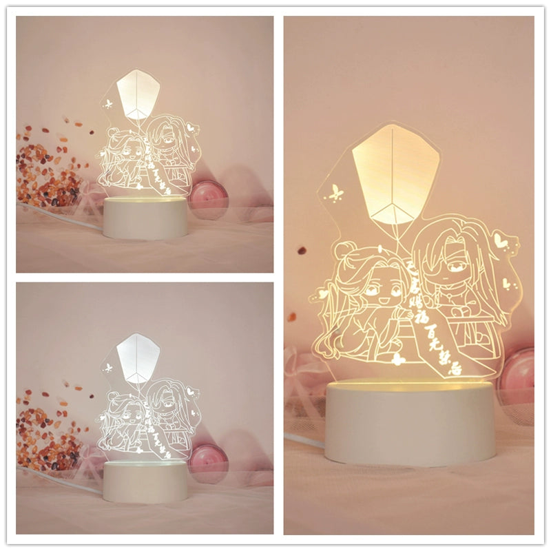 “Huacheng & Xie Lian Anime Standee – LED Night Lamp”