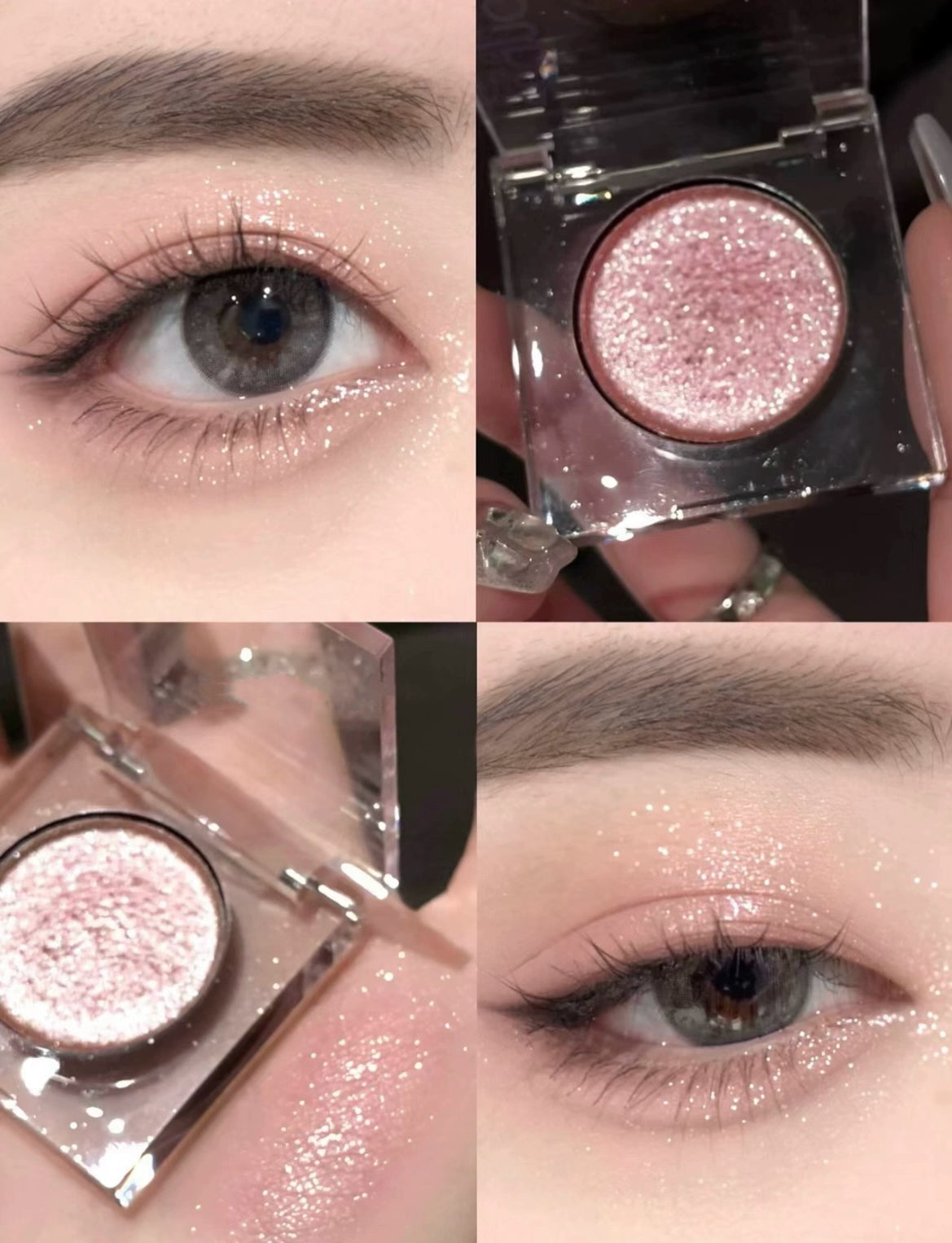 Ultra-Fine Glitter Eyeshadow – Natural Glow & High Pigment