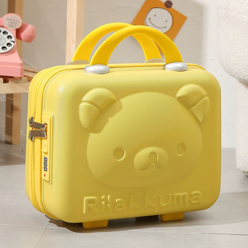 Kawaii Travel Makeup Bag – 16-Inch Cartoon Cosmetic Luggage