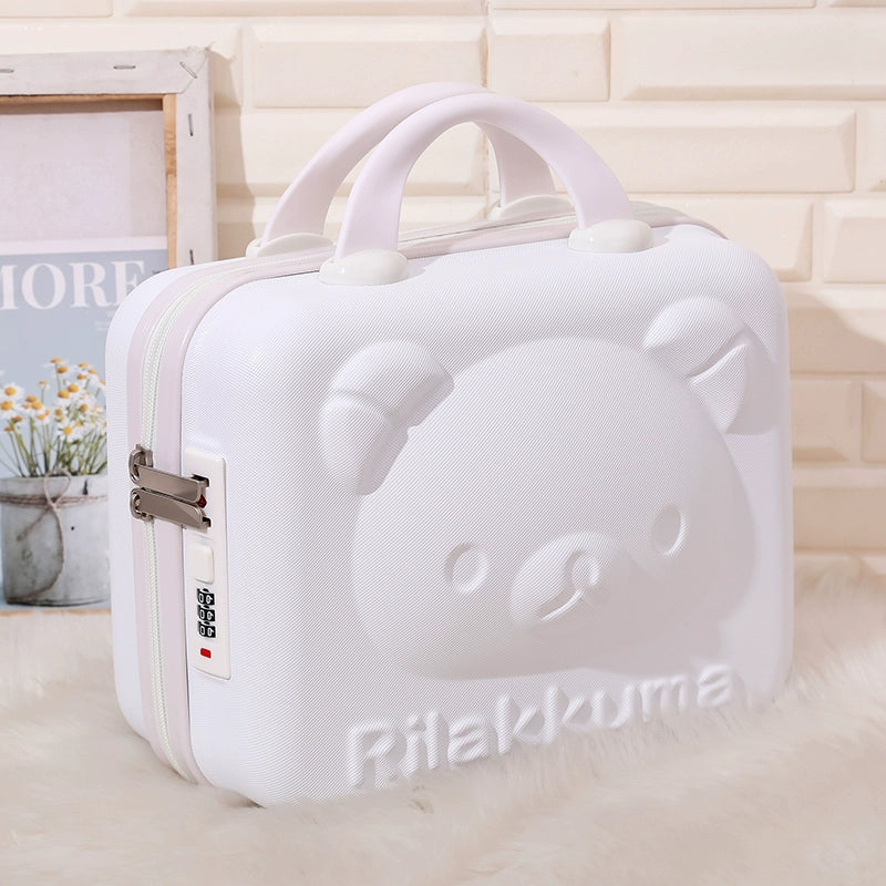 Kawaii Travel Makeup Bag – 16-Inch Cartoon Cosmetic Luggage