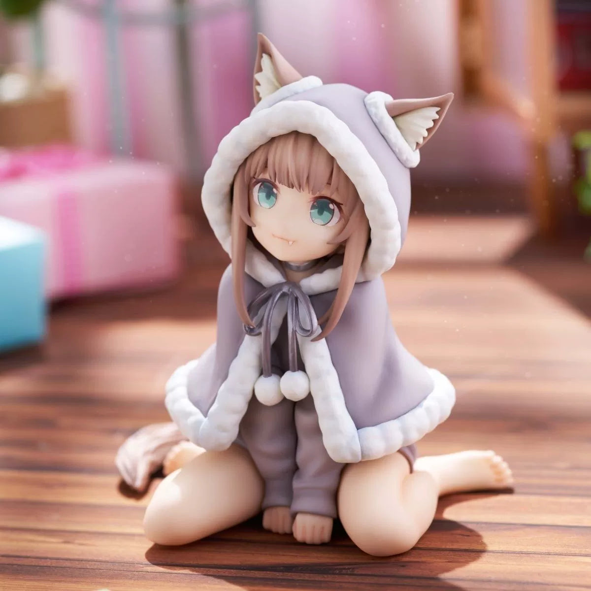 Kawaii Sitting Figurine – Cute Desk & Home Decoration