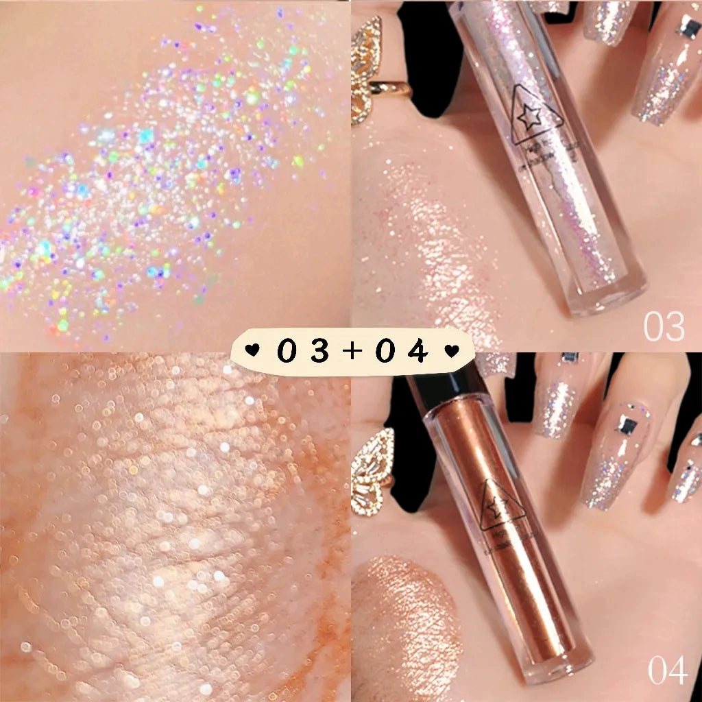 🌙✨ Galaxy Tears Liquid Eyeshadow – Ultra-Shimmer, Waterproof & Long-Lasting