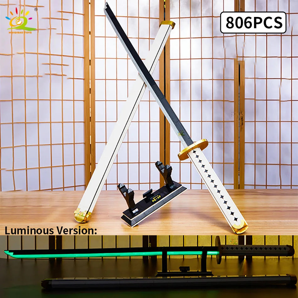 🧱 Samurai Sword Building Blocks – DIY Katana Ninja Blade Toy for Anime Fans & Collectors ⚔️