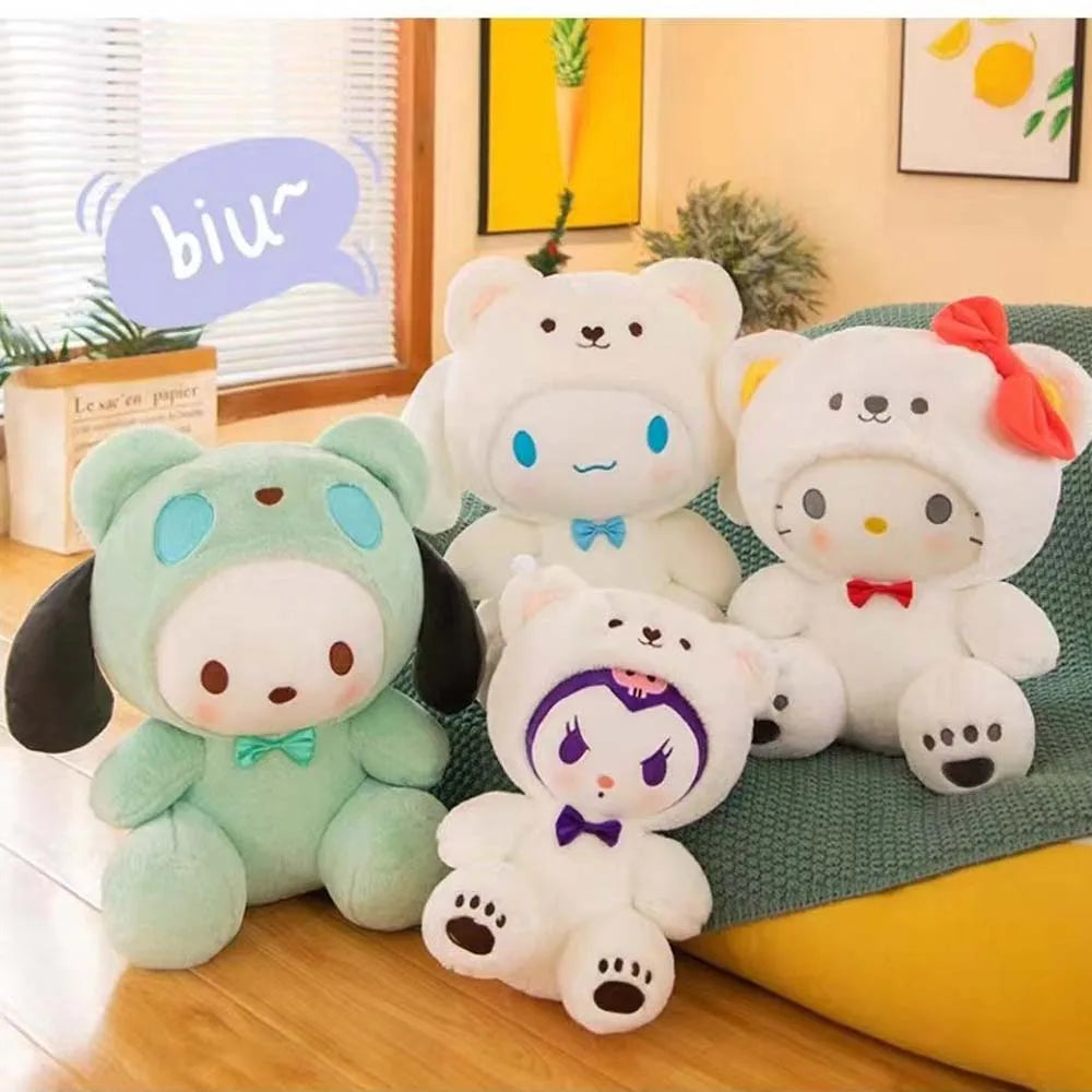 "Kawaii Cartoon-Inspired Plush Dolls – Cute & Soft Collectible Toys!"