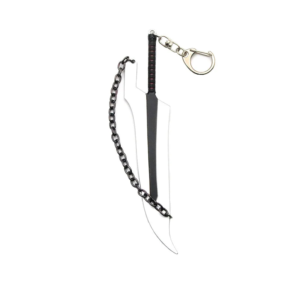 Anime-Inspired Sword Keychain - Collectible Mini Katana Keyring