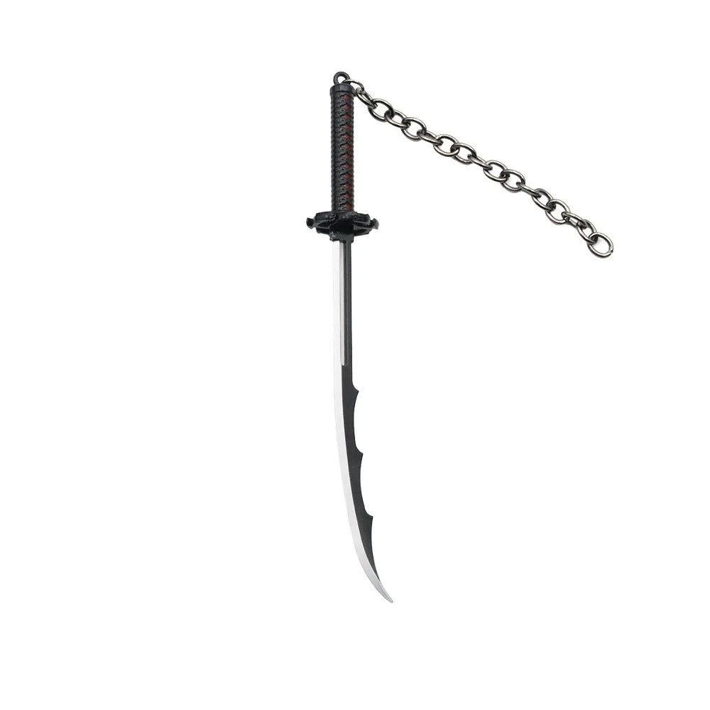 Anime-Inspired Sword Keychain - Collectible Mini Katana Keyring