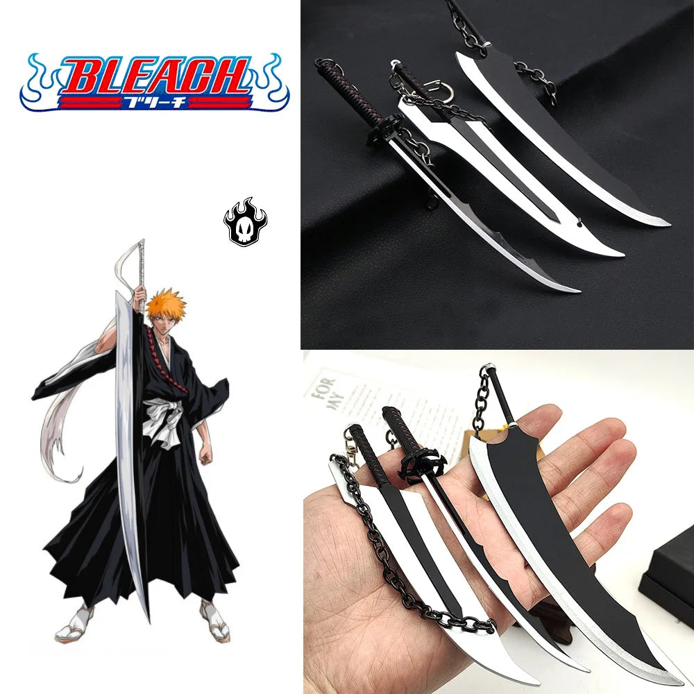 Anime-Inspired Sword Keychain - Collectible Mini Katana Keyring