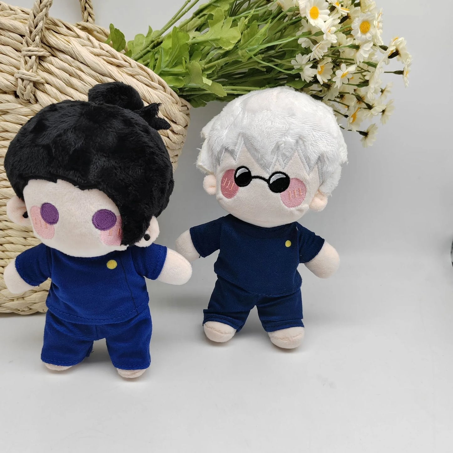 "Chibi Sorcerer-Inspired Plush Dolls – Soft & Cuddly Anime Plushies!"