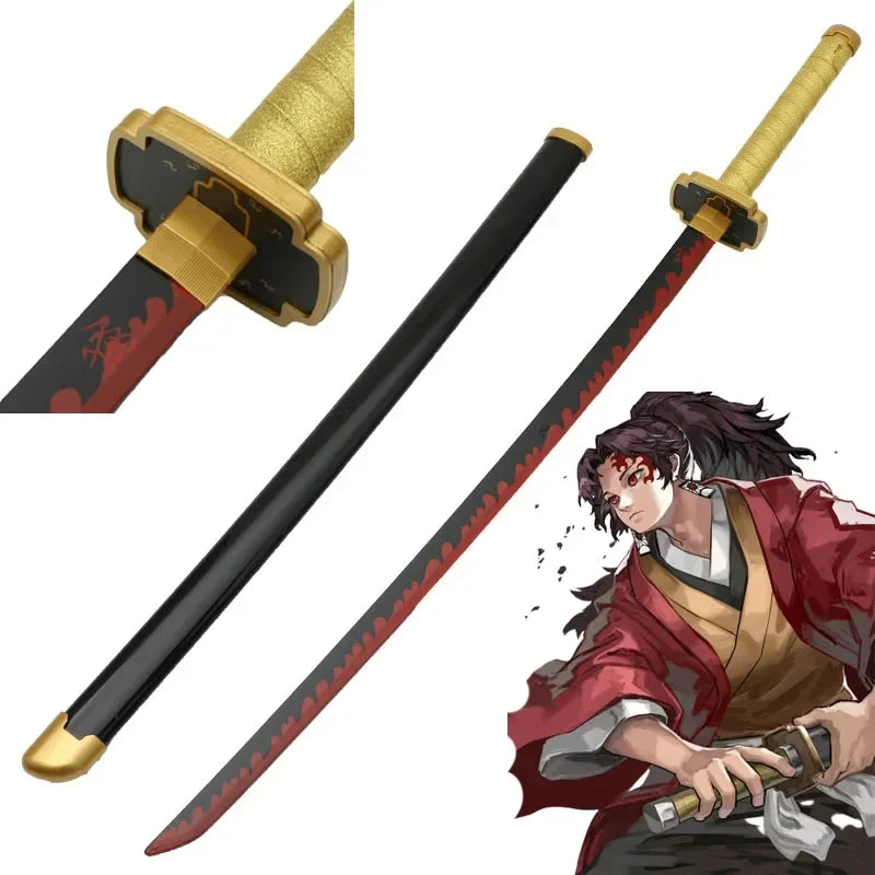 🔥 41-inch Wooden Cosplay Sword – Anime-Inspired Role Play Katana