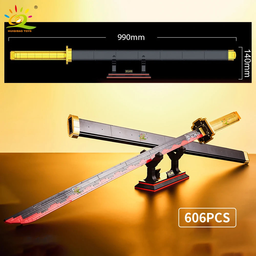 🧱 Samurai Sword Building Blocks – DIY Katana Ninja Blade Toy for Anime Fans & Collectors ⚔️