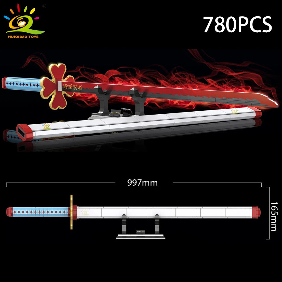 🧱 Samurai Sword Building Blocks – DIY Katana Ninja Blade Toy for Anime Fans & Collectors ⚔️