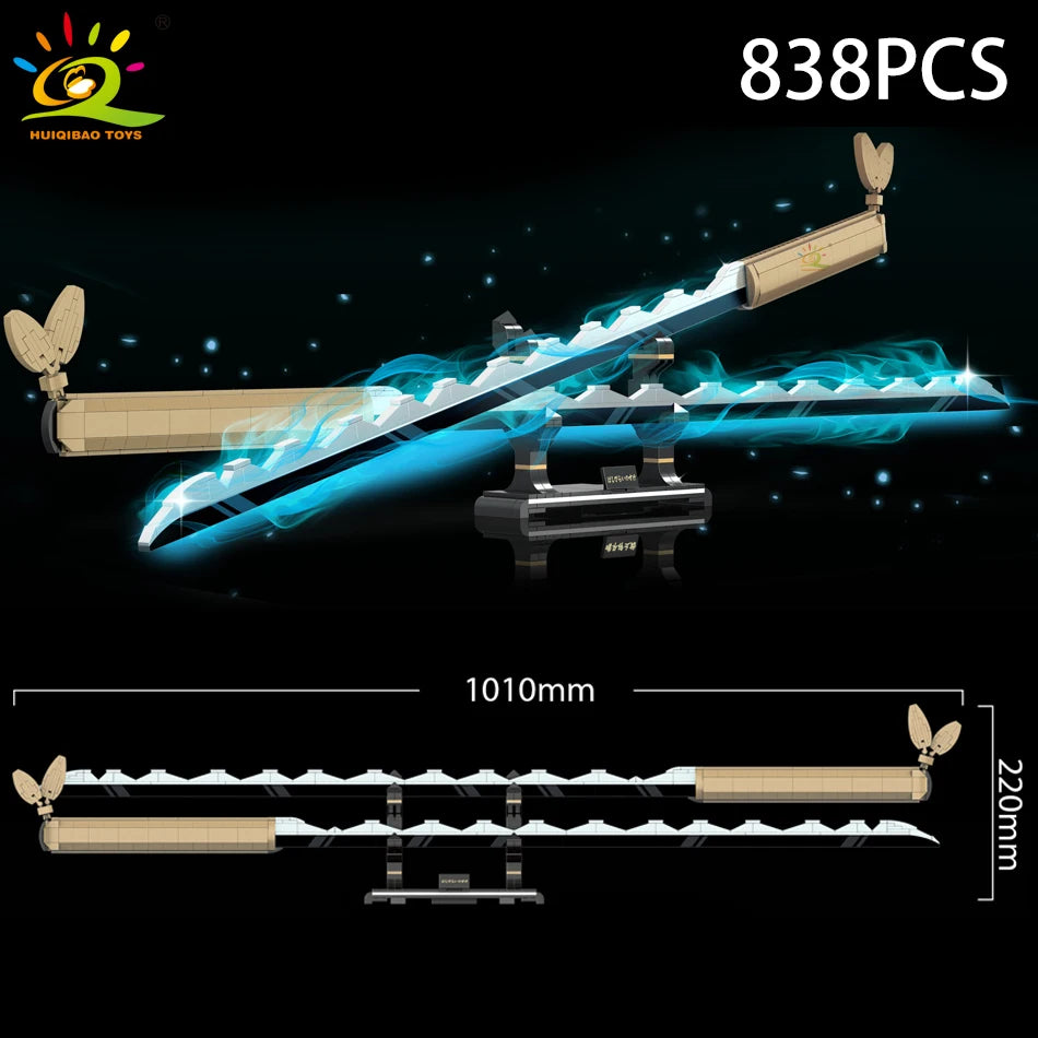 🧱 Samurai Sword Building Blocks – DIY Katana Ninja Blade Toy for Anime Fans & Collectors ⚔️