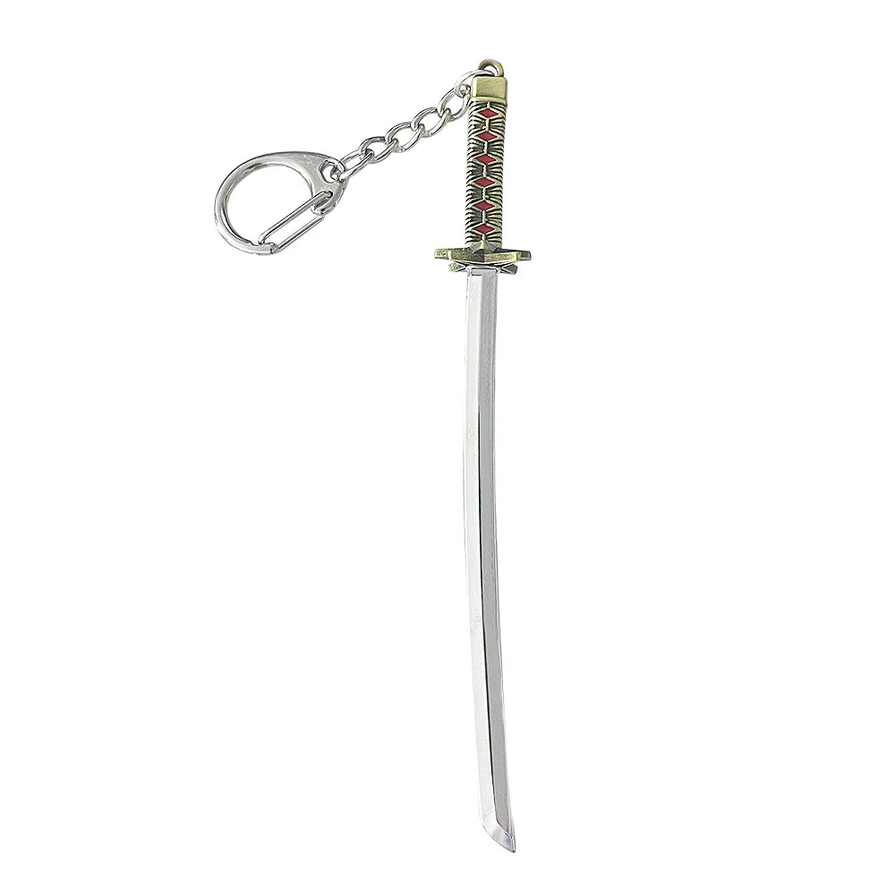 Anime-Inspired Sword Keychain - Collectible Mini Katana Keyring