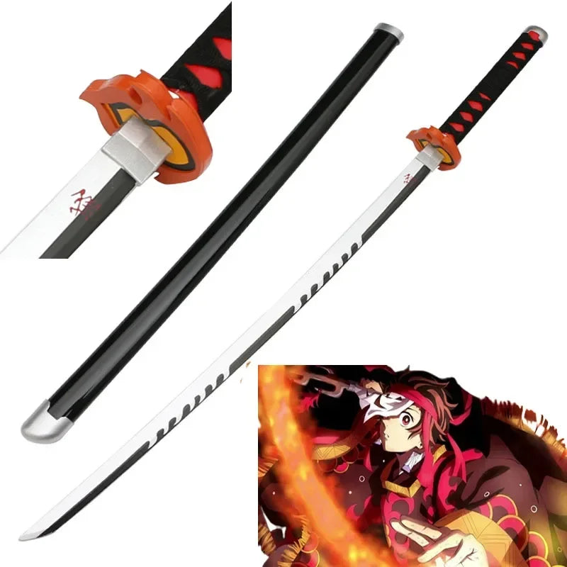 🔥 41-inch Wooden Cosplay Sword – Anime-Inspired Role Play Katana