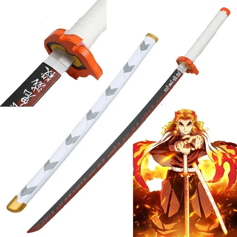 🔥 41-inch Wooden Cosplay Sword – Anime-Inspired Role Play Katana