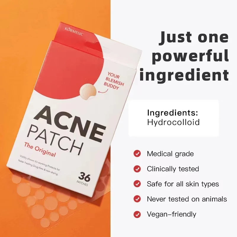 Hydrogel Acne Patches – Invisible, Waterproof, & Breathable Skin Care Treatment