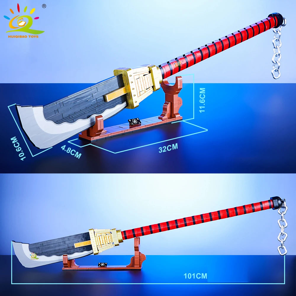 🧱 Samurai Sword Building Blocks – DIY Katana Ninja Blade Toy for Anime Fans & Collectors ⚔️