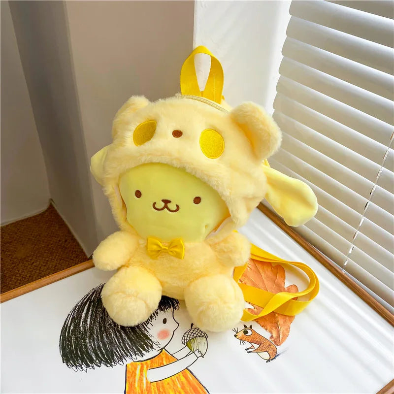 "Soft Plush Kawaii Backpack & Tote Bag – Cute & Stylish for Everyday Use!"