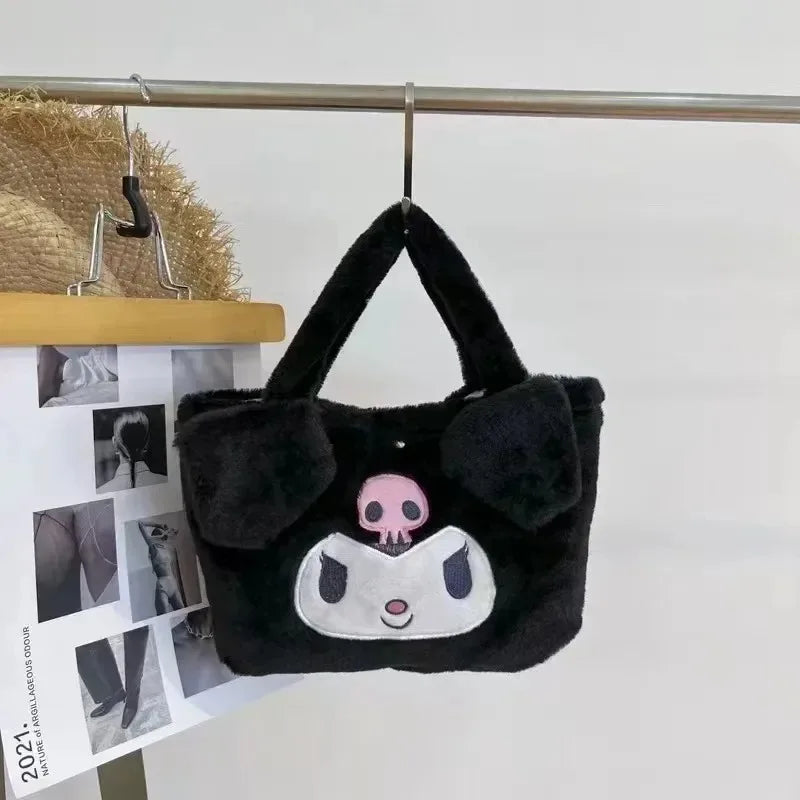 "Soft Plush Kawaii Backpack & Tote Bag – Cute & Stylish for Everyday Use!"