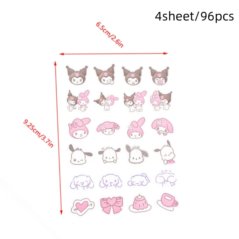 "96/100-Piece Hydrocolloid Acne Patches – Kawaii-Themed Pimple Treatment"