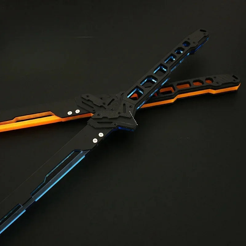 💡 Cyberpunk LED Katana – Glowing Acrylic Samurai Sword for Cosplay & Display ⚡