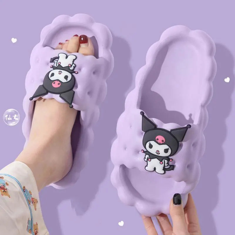 "Kawaii Plush Indoor Slippers – Soft, Cozy & Anti-Slip House Flats!"