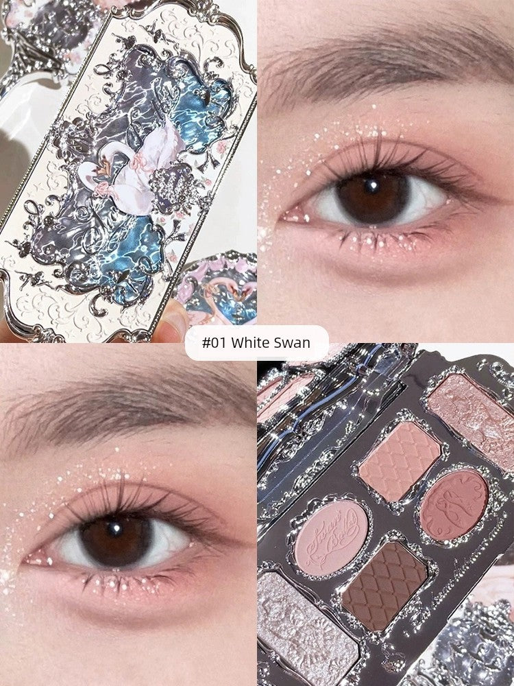 “Flower Know 8-Color Eye Shadow Palette – High-Pigment & Long-Lasting”