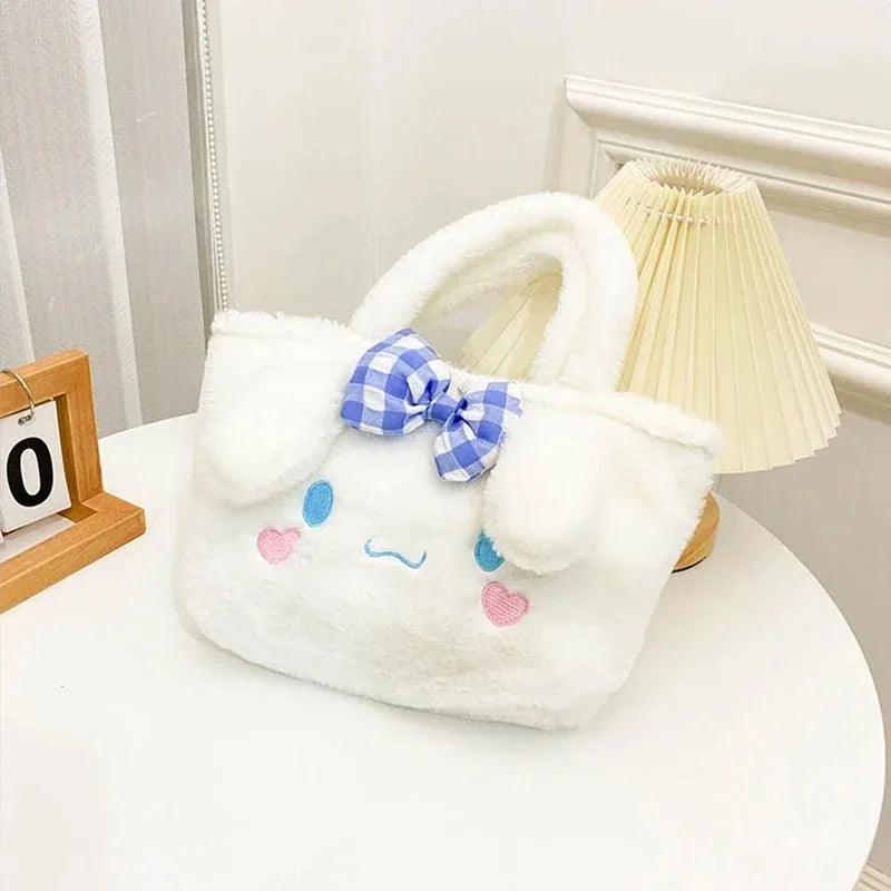 "Soft Plush Kawaii Backpack & Tote Bag – Cute & Stylish for Everyday Use!"