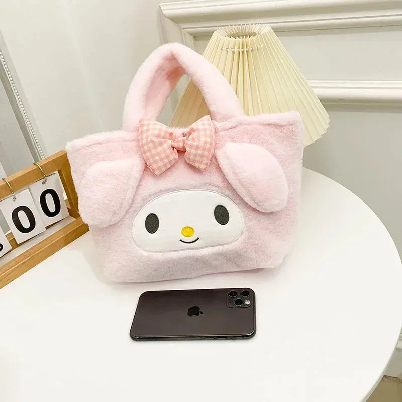 "Soft Plush Kawaii Backpack & Tote Bag – Cute & Stylish for Everyday Use!"