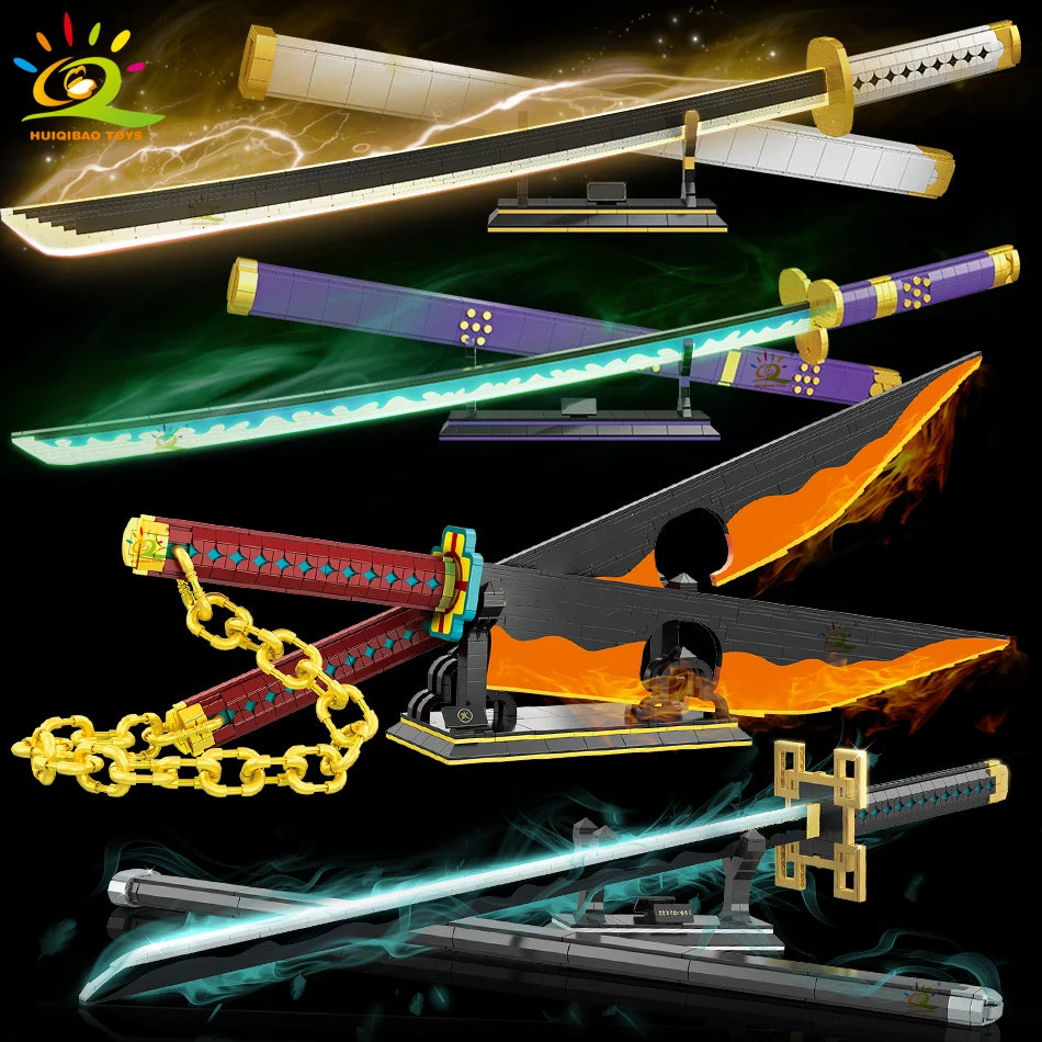 🧱 Samurai Sword Building Blocks – DIY Katana Ninja Blade Toy for Anime Fans & Collectors ⚔️