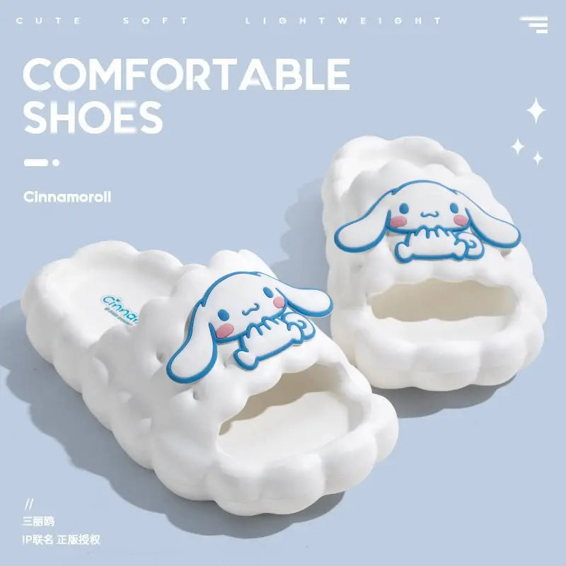 "Kawaii Plush Indoor Slippers – Soft, Cozy & Anti-Slip House Slides!"