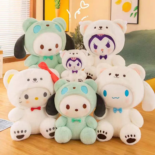 "Kawaii Cartoon-Inspired Plush Dolls – Cute & Soft Collectible Toys!"