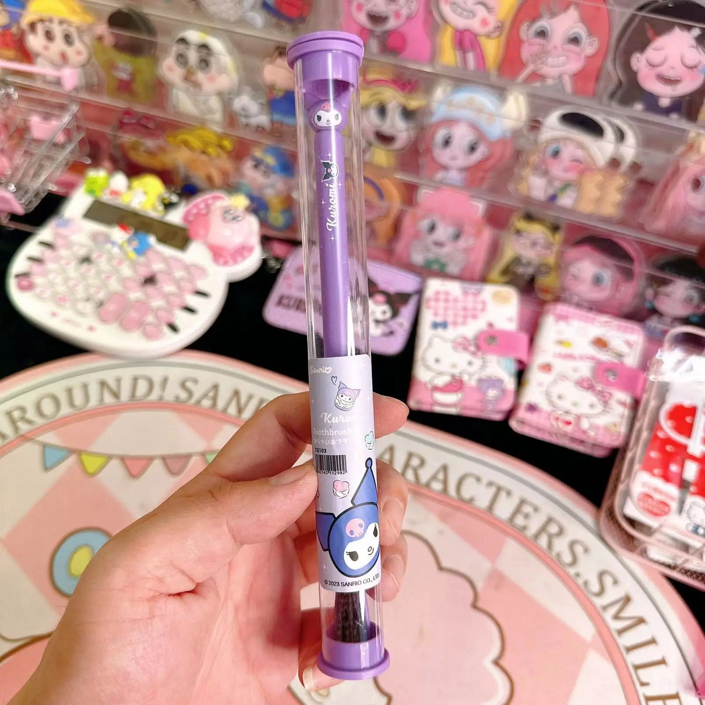 Kawaii-Themed Soft Bristle Toothbrush – Cute Character Pastel Design for Kids & Adults