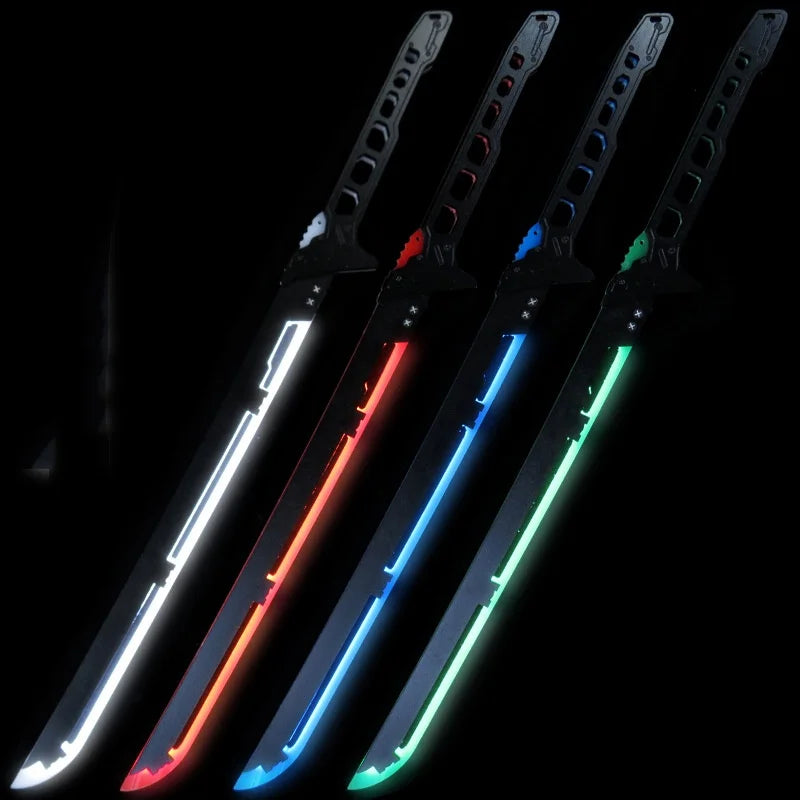 💡 Cyberpunk LED Katana – Glowing Acrylic Samurai Sword for Cosplay & Display ⚡