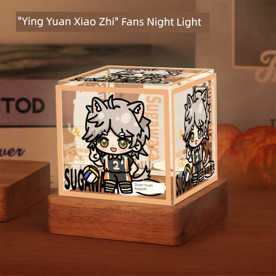 Anime-Inspired LED Night Light – Soft Glow & Cozy Decor